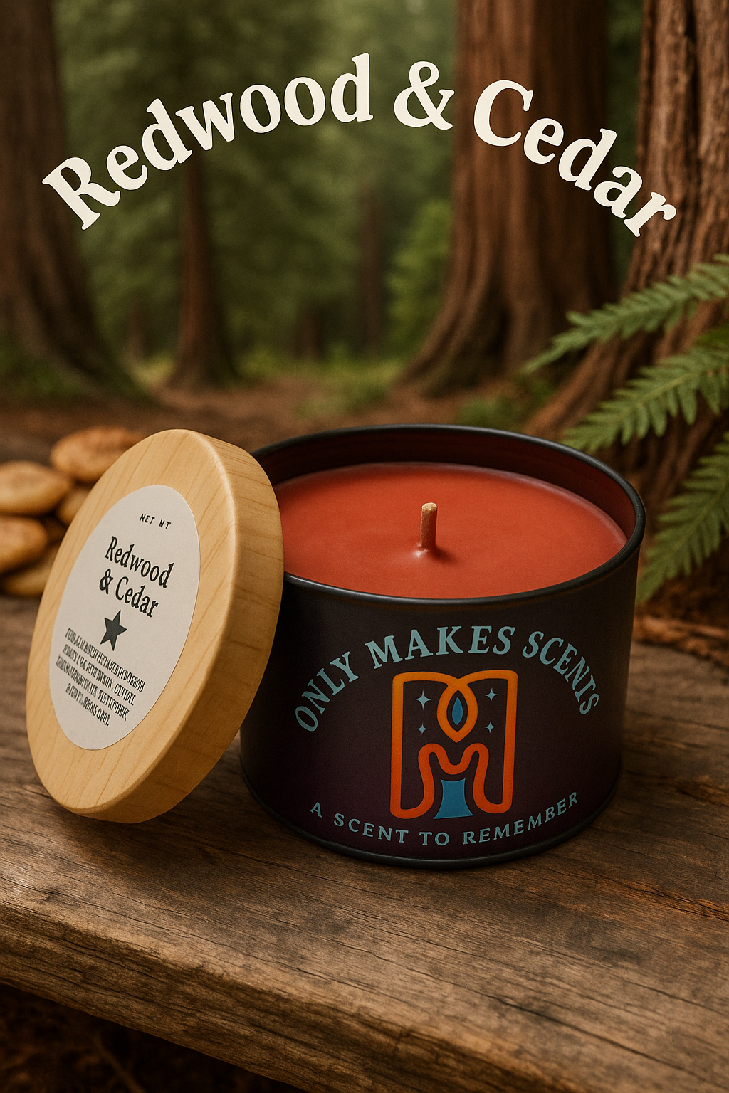 Redwood & Cedar 8oz Candle