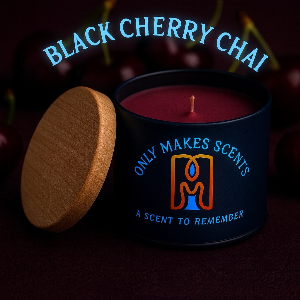 Black Cherry Chai 8oz Candle