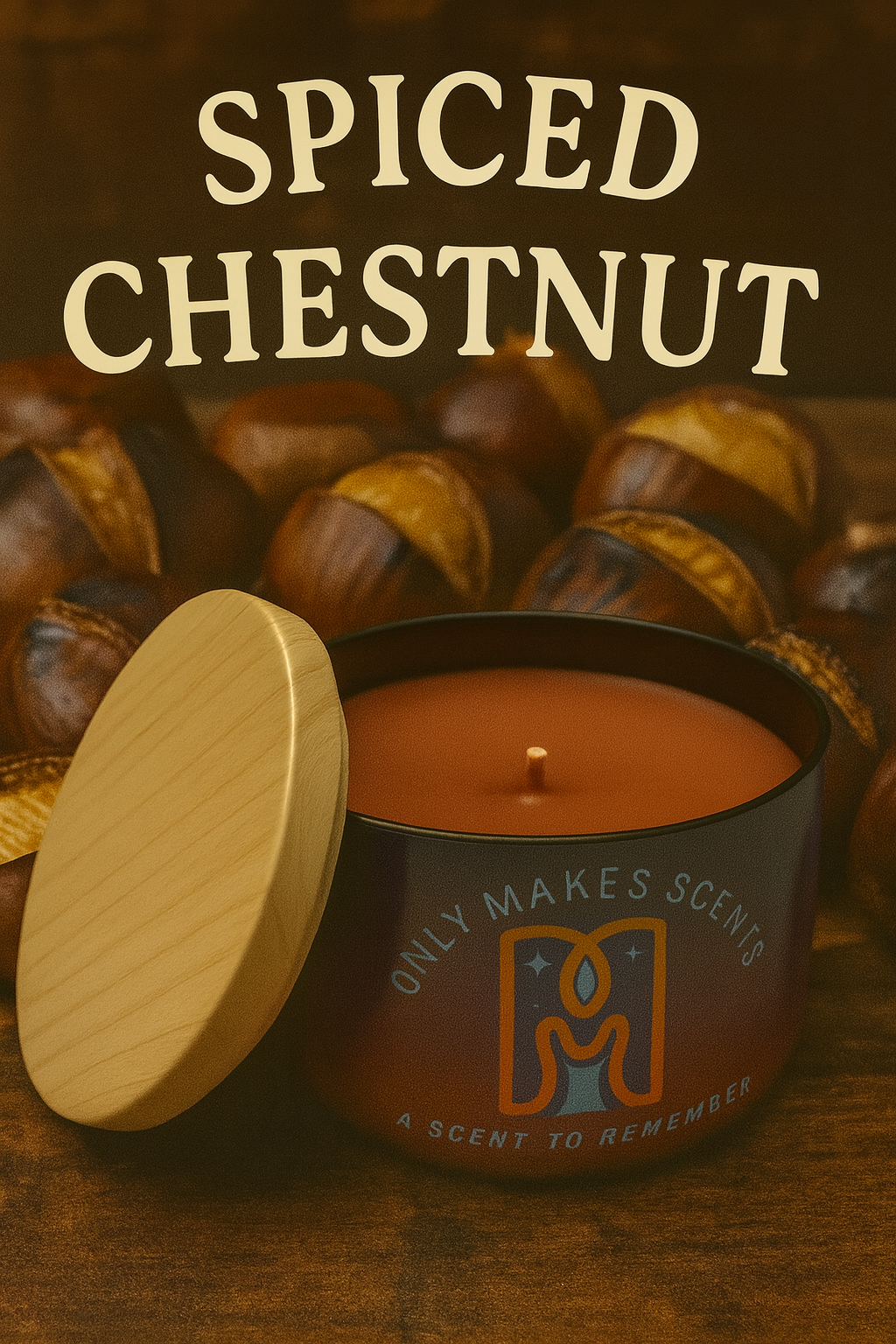 Spiced Chestnut 8oz Candle