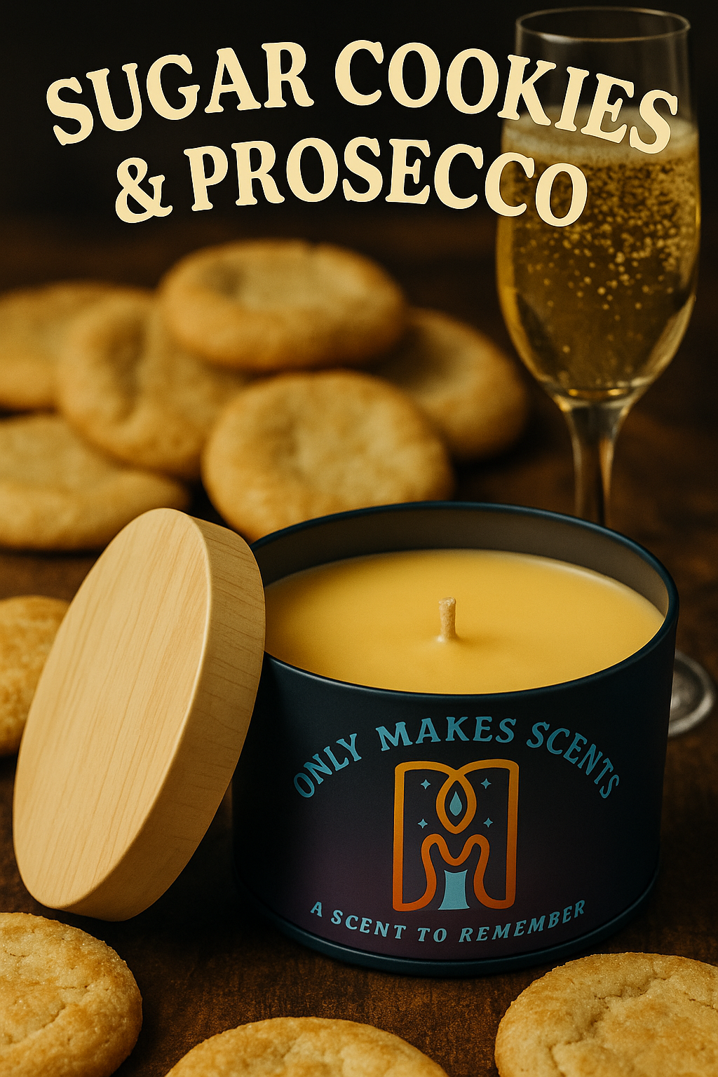 Sugar Cookies & Prosecco 8oz Candle