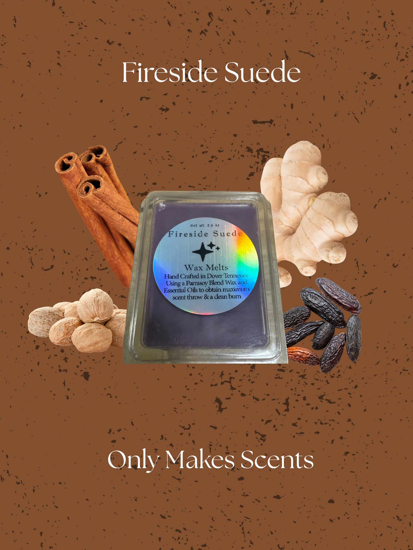 Fireside Suede 2.5oz Wax Melts
