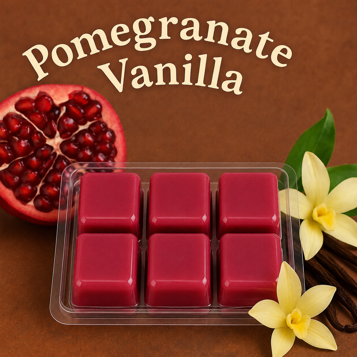 Pomegranate Vanilla 2.5oz Wax Melts