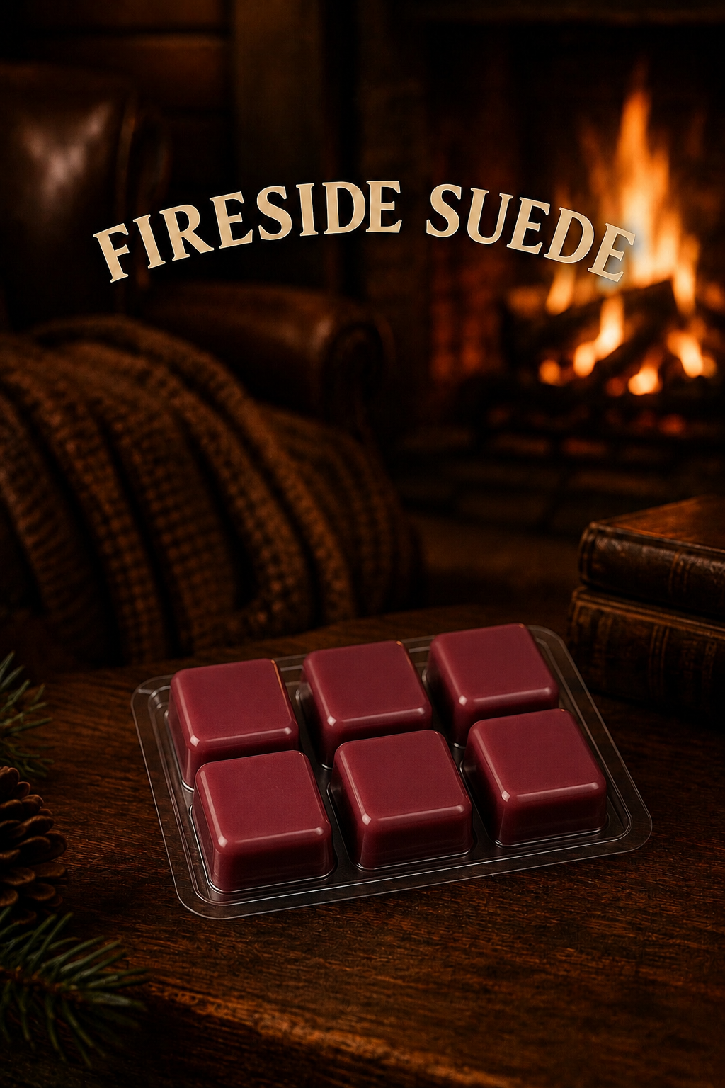 Fireside Suede 2.5oz Wax Melts