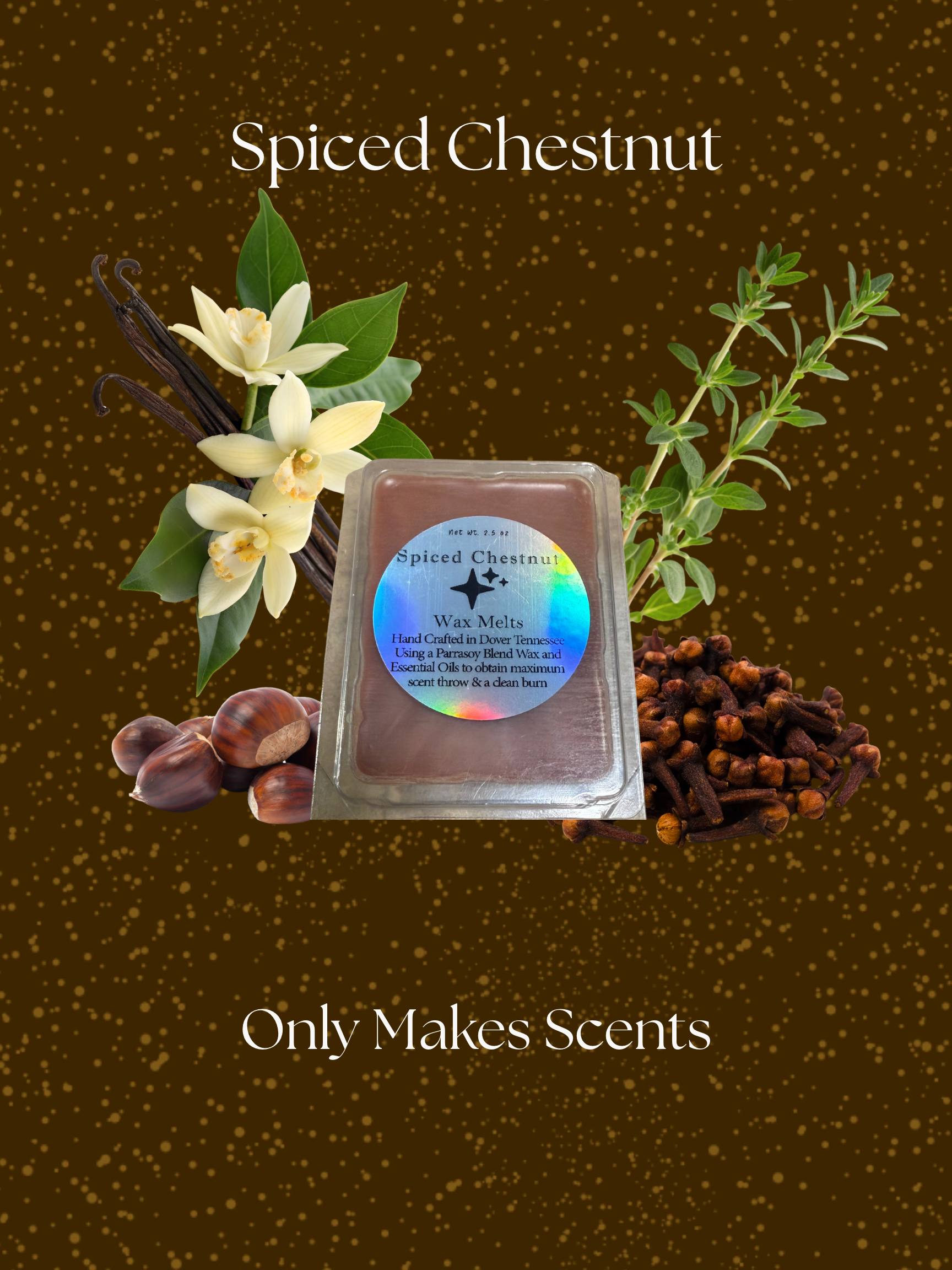 Spiced Chestnut 2.5oz Wax Melts
