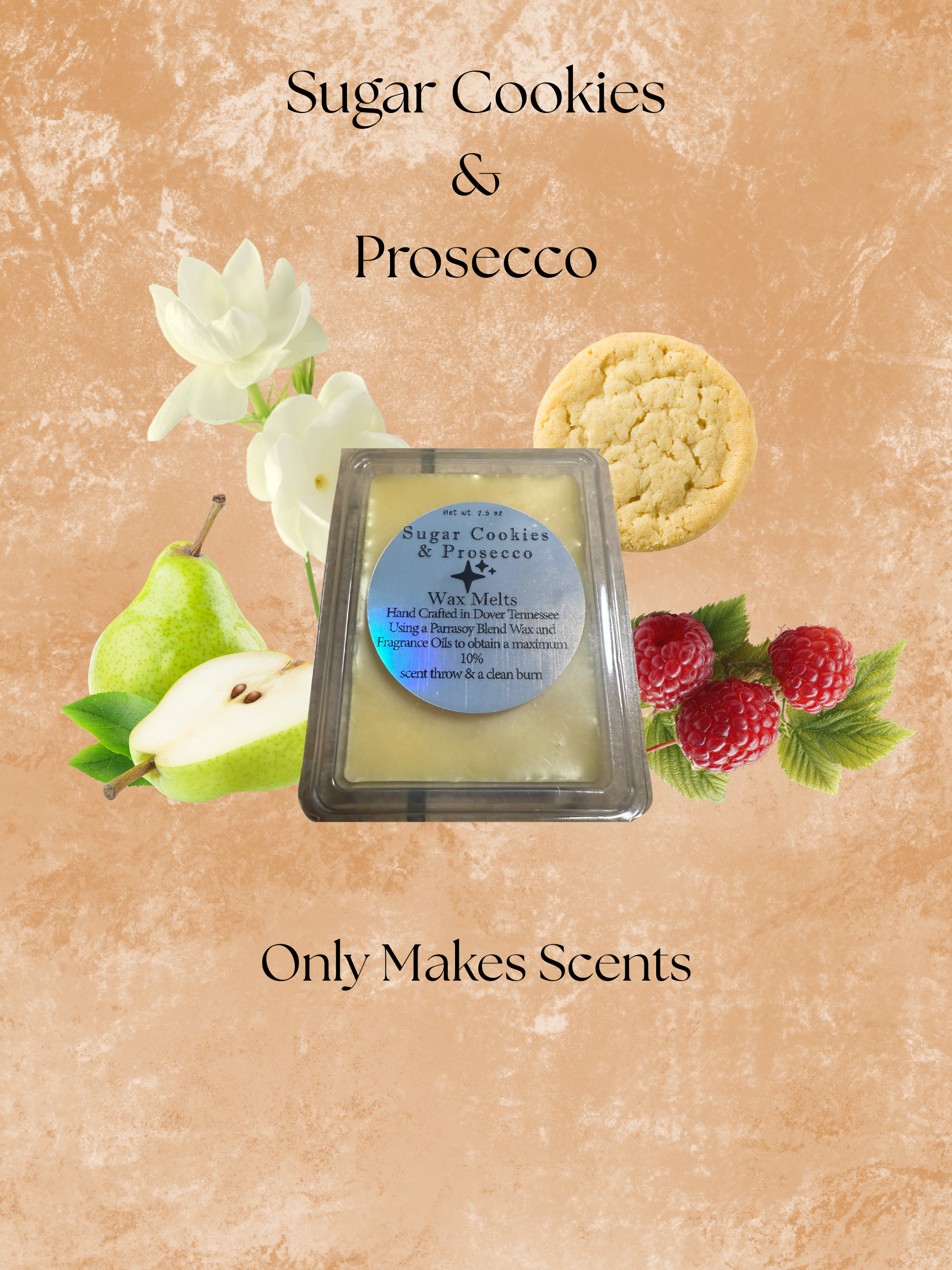 Sugar Cookies & Prosecco 2.5oz Wax Melts